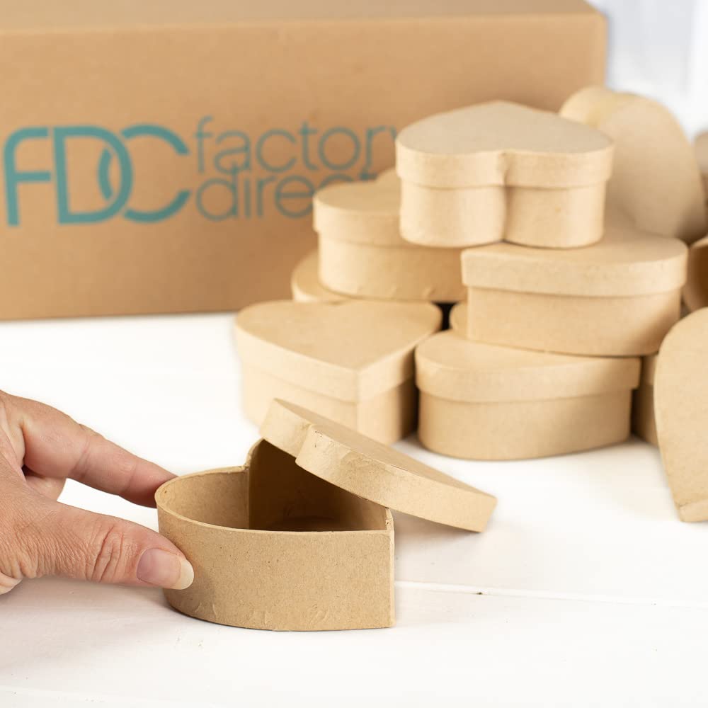 Amazon.co.jp: Factory Direct Craft ペーパーマッシュハート型